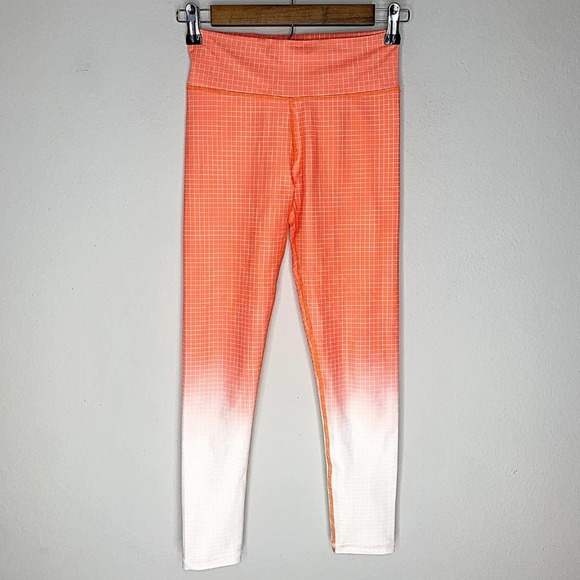 Carbon38 Vie Active Coral Ombre Grid Rockell Tight - Picture 4 of 7